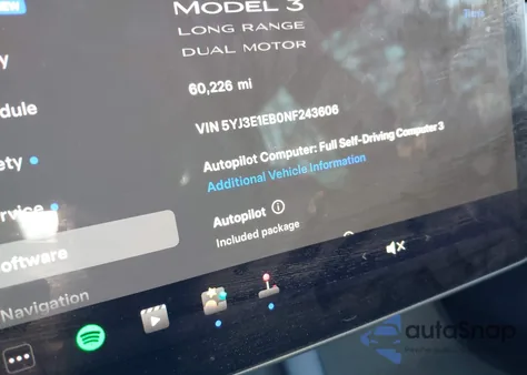 2022 Tesla Model 3 Long Range Dual Motor All-Wheel Drive from USA, damaged, VIN 5YJ3E1EB0NF243606
